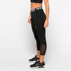 Nike leggings with mesh